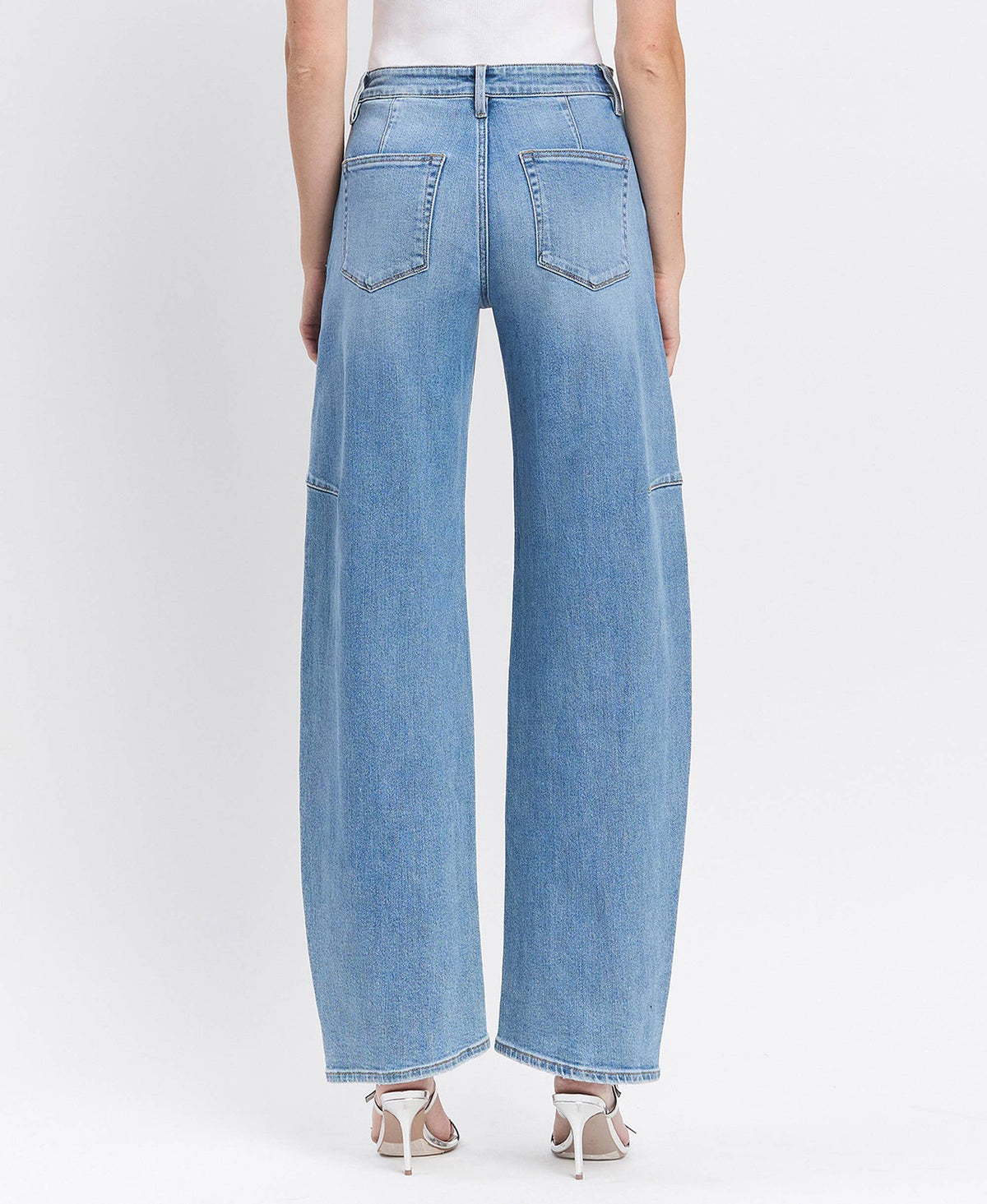 Silvia High Rise Barrel Jean