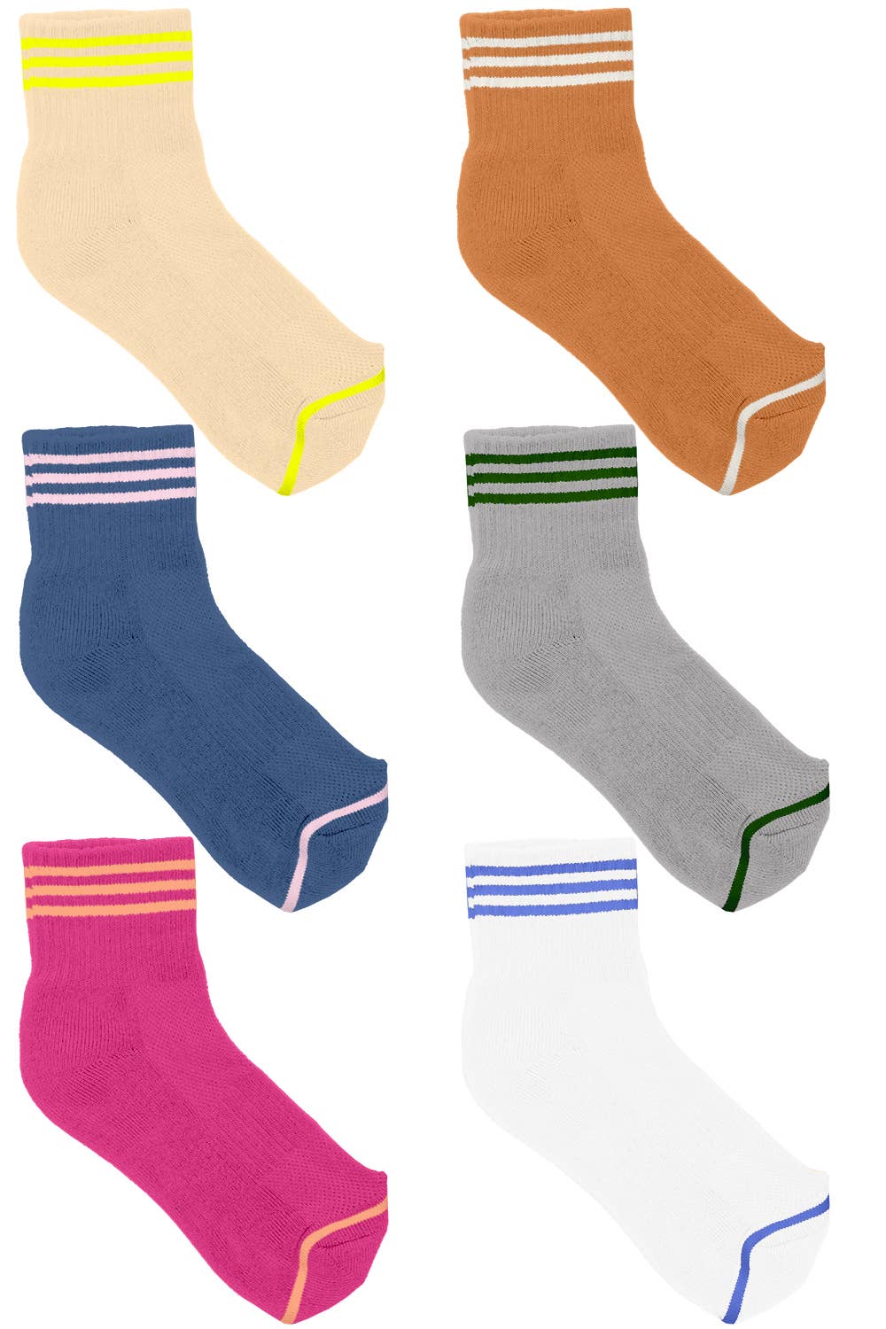 Striped Ankle Socks