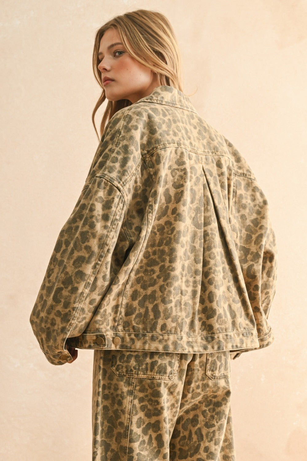Lizzy Leopard Print Jacket