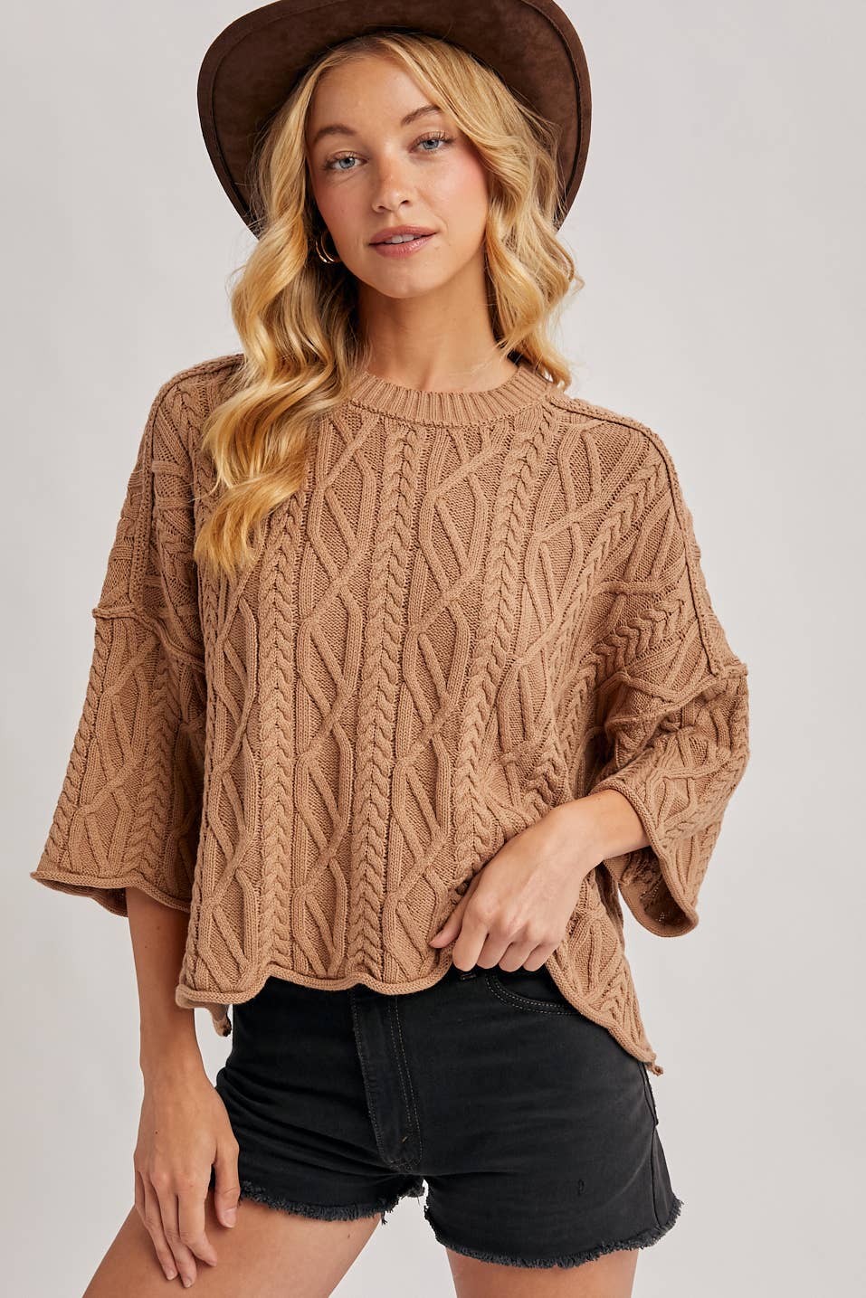 Joanne Cable Knit Sweater