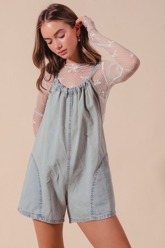 Harriet Denim Romper