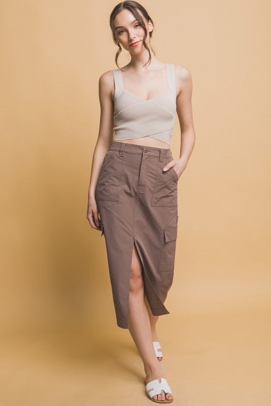 Knitted Cropped Top