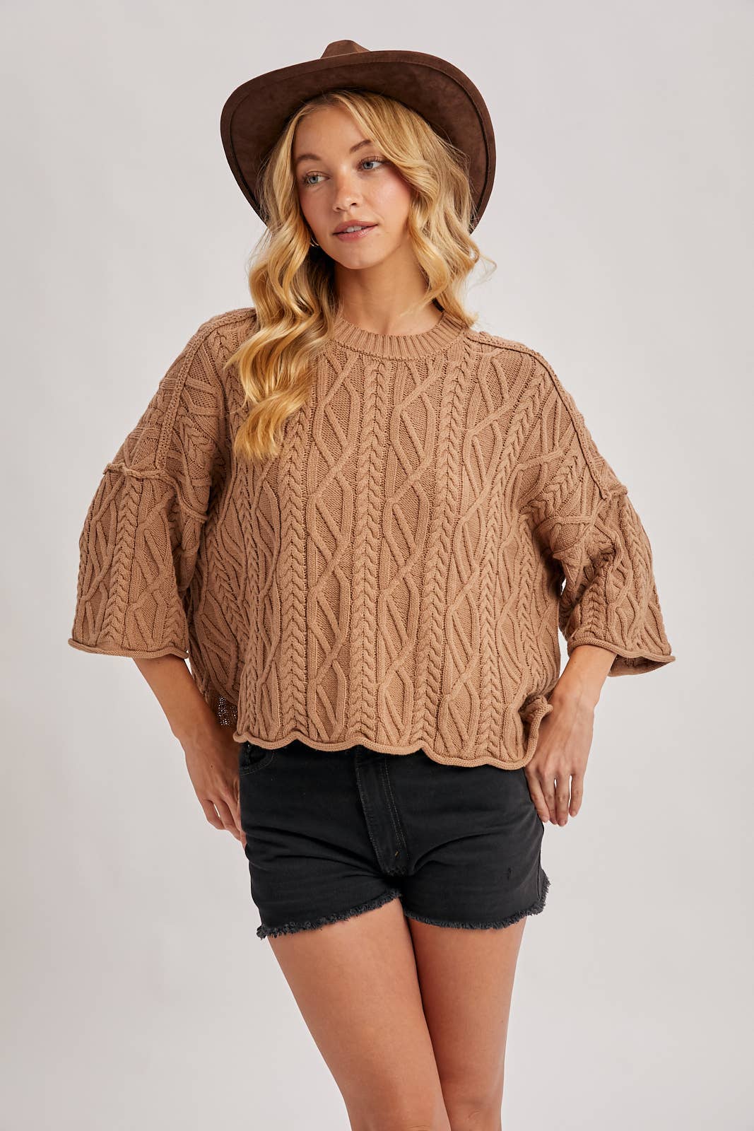 Joanne Cable Knit Sweater