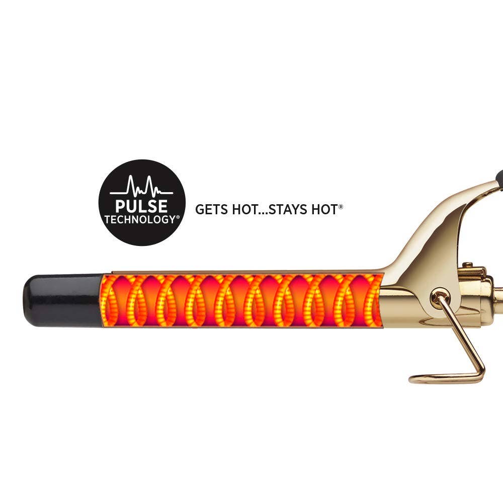 Hot Tools Professional Black Gold Curling Iron/Wand, 3/4"