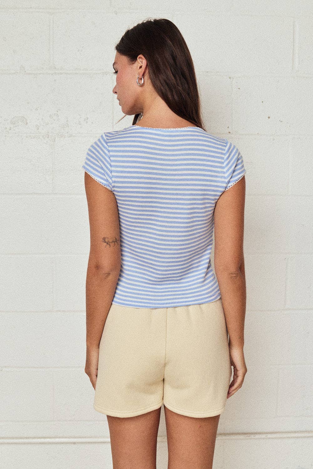 Harper Button Front Top*