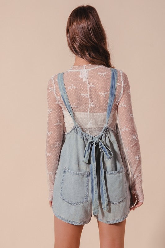 Harriet Denim Romper