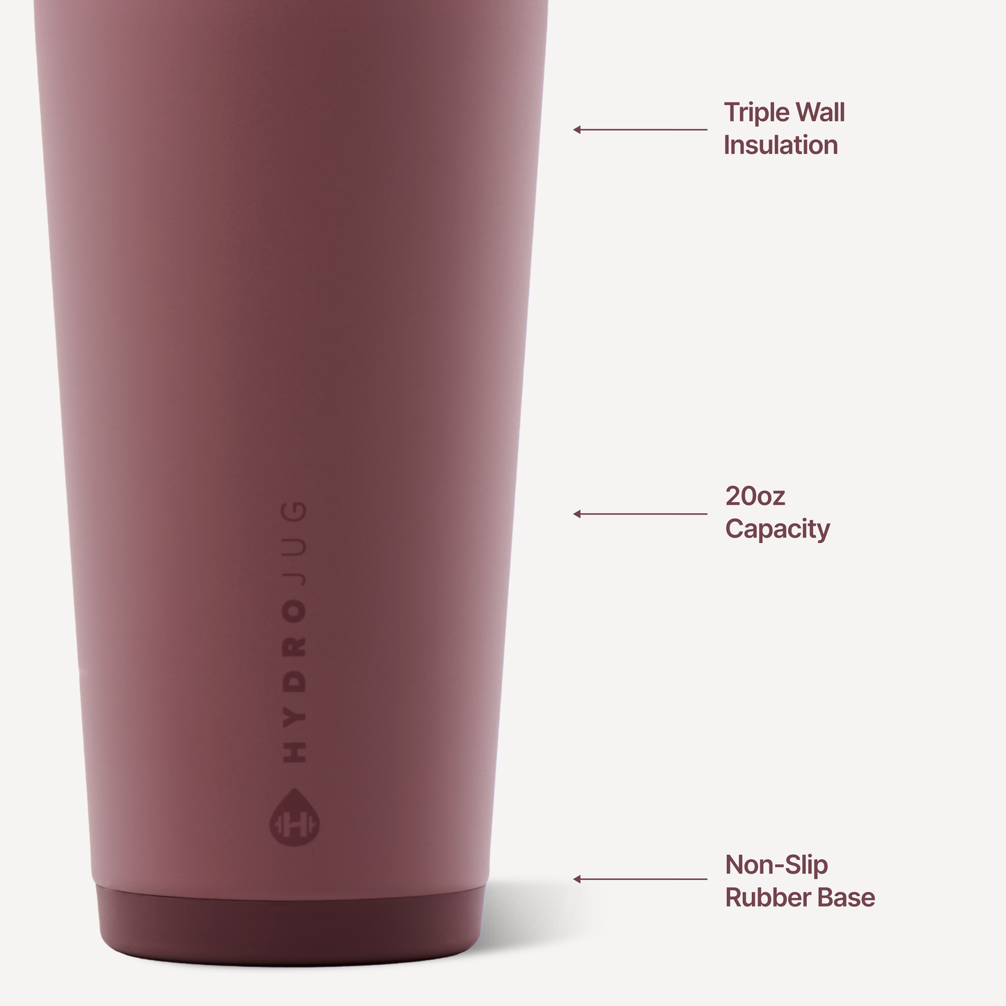 HydroJug - Canyon Rose 20 oz Everyday Tumbler
