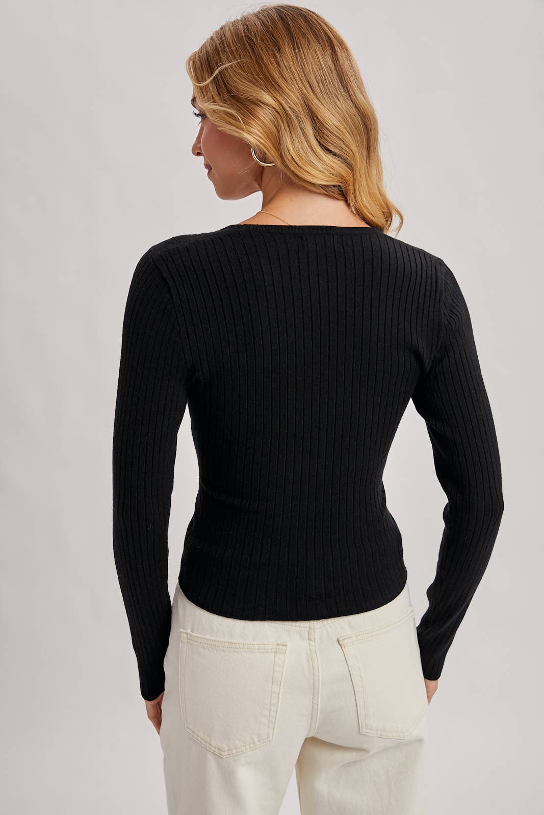 Harris Wrap Knit Sweater Top