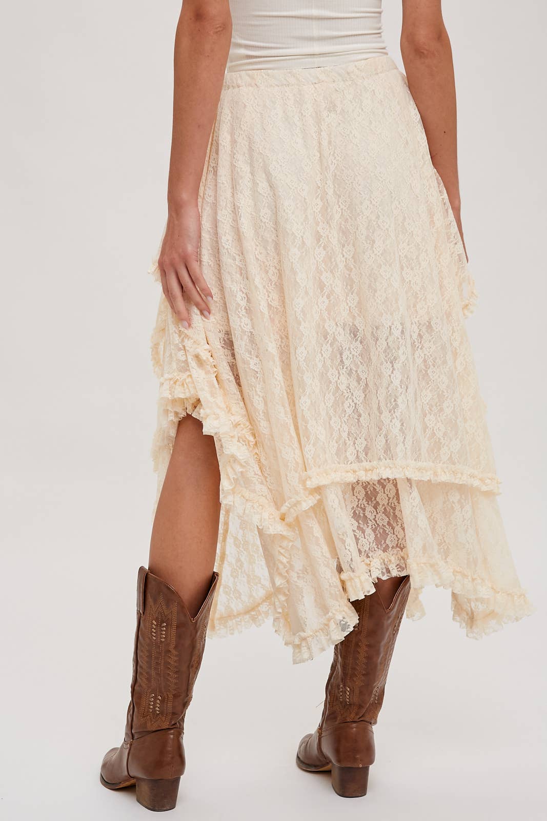 Round Up Layered Lace Skirt