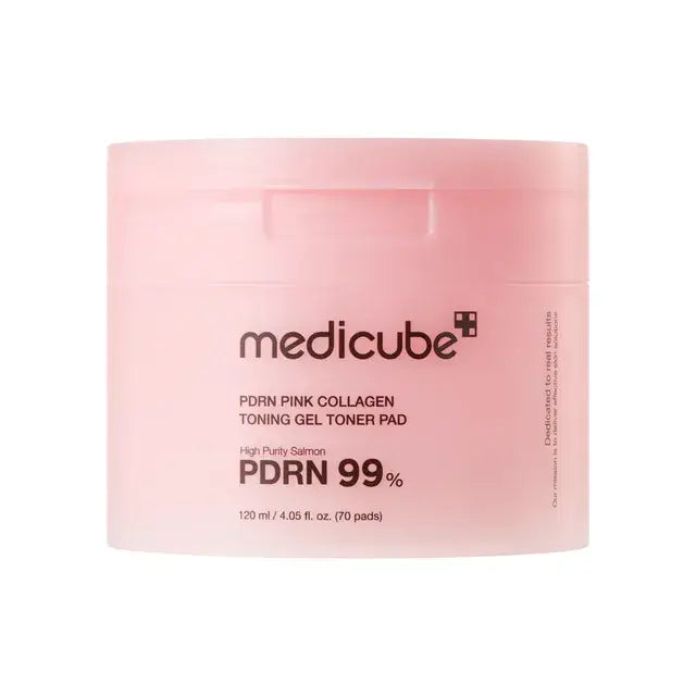 MEDICUBE PDRN Pink Collagen Toning Gel Toner Pad (70ea)