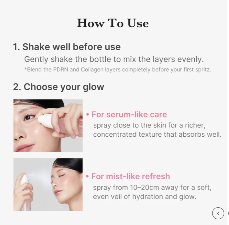 MEDICUBE PDRN Pink Collagen Glow Jelly Mist Serum
