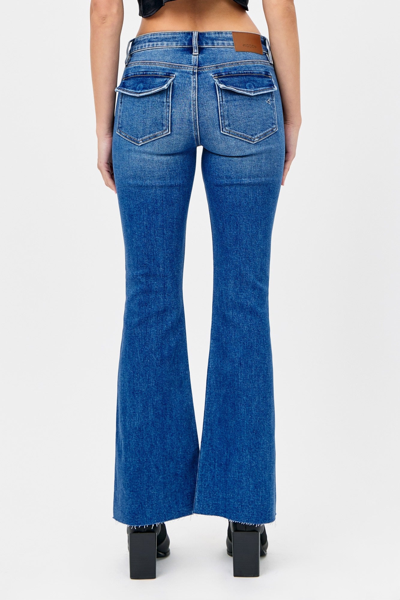 Utility Pocket Flare Jean