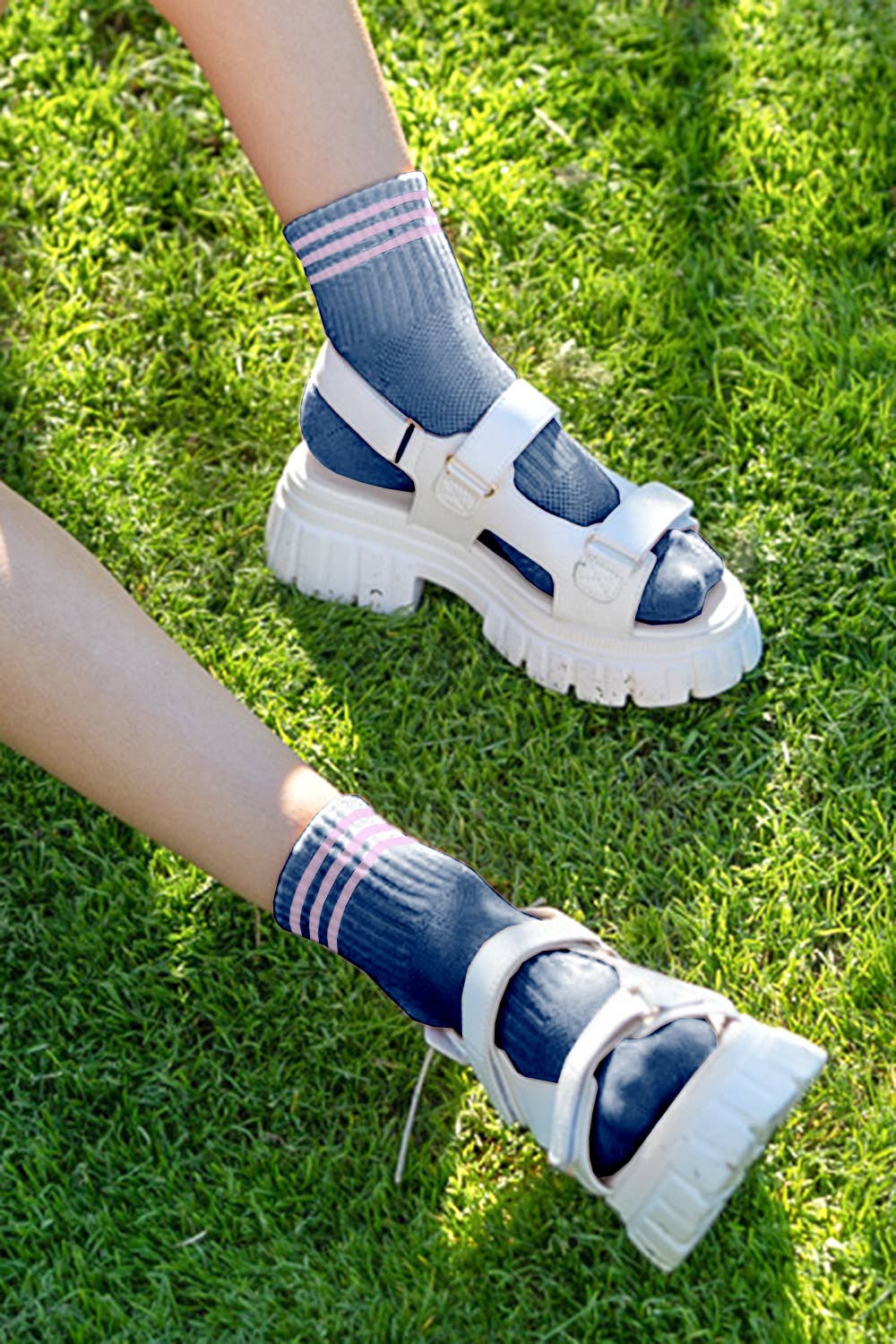 Striped Ankle Socks