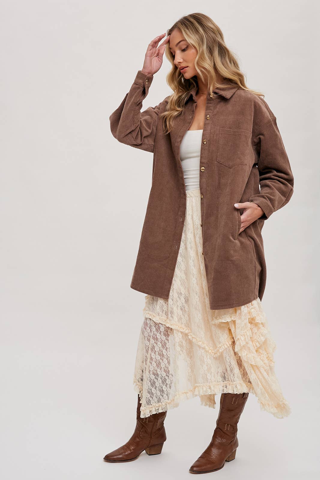 Round Up Layered Lace Skirt