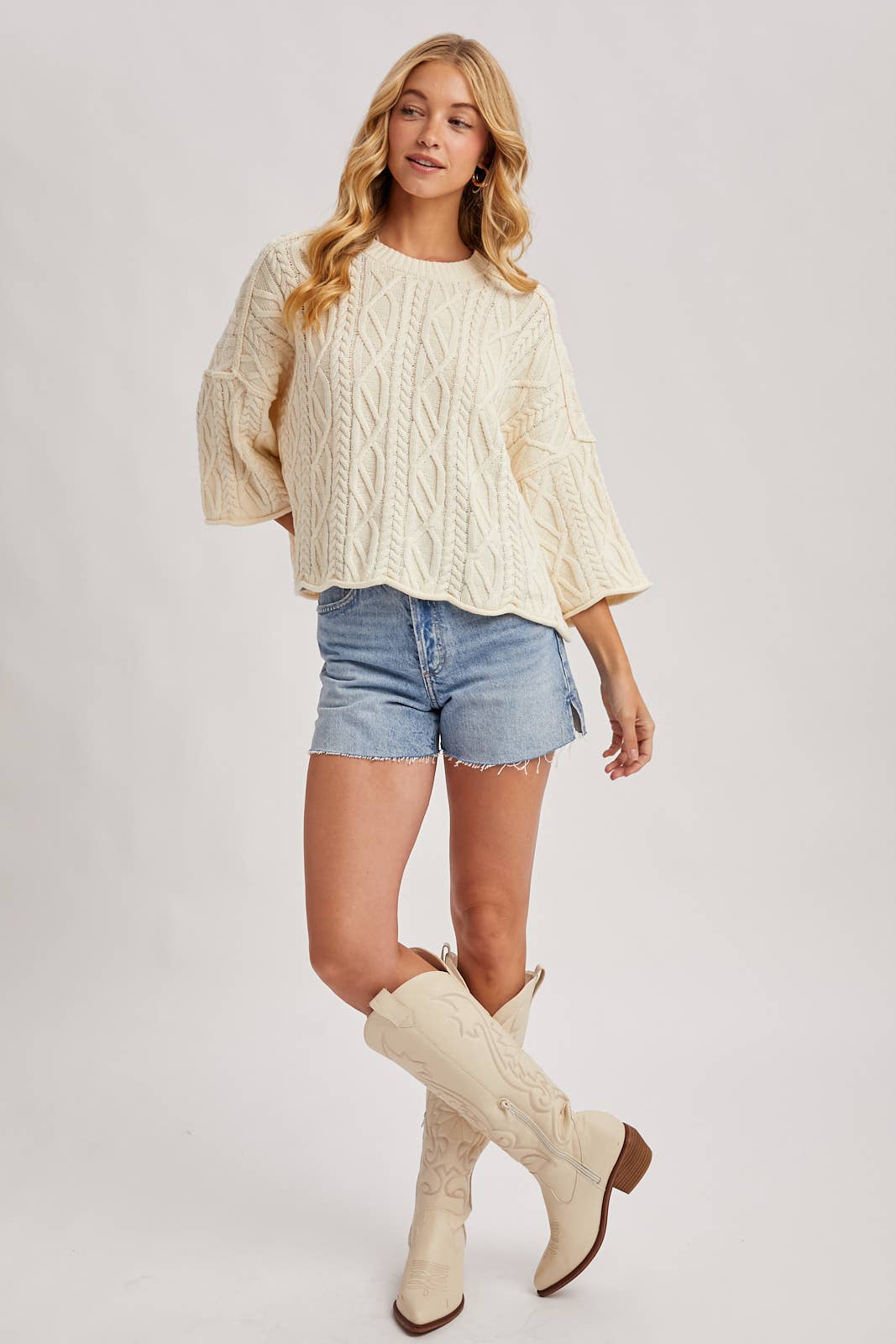 Joanne Cable Knit Sweater