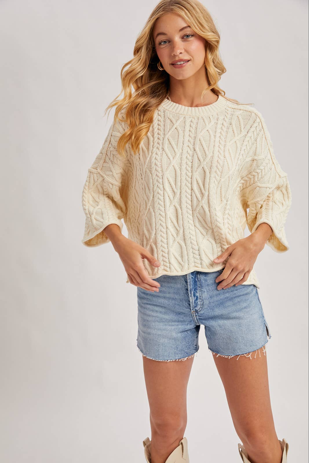 Joanne Cable Knit Sweater