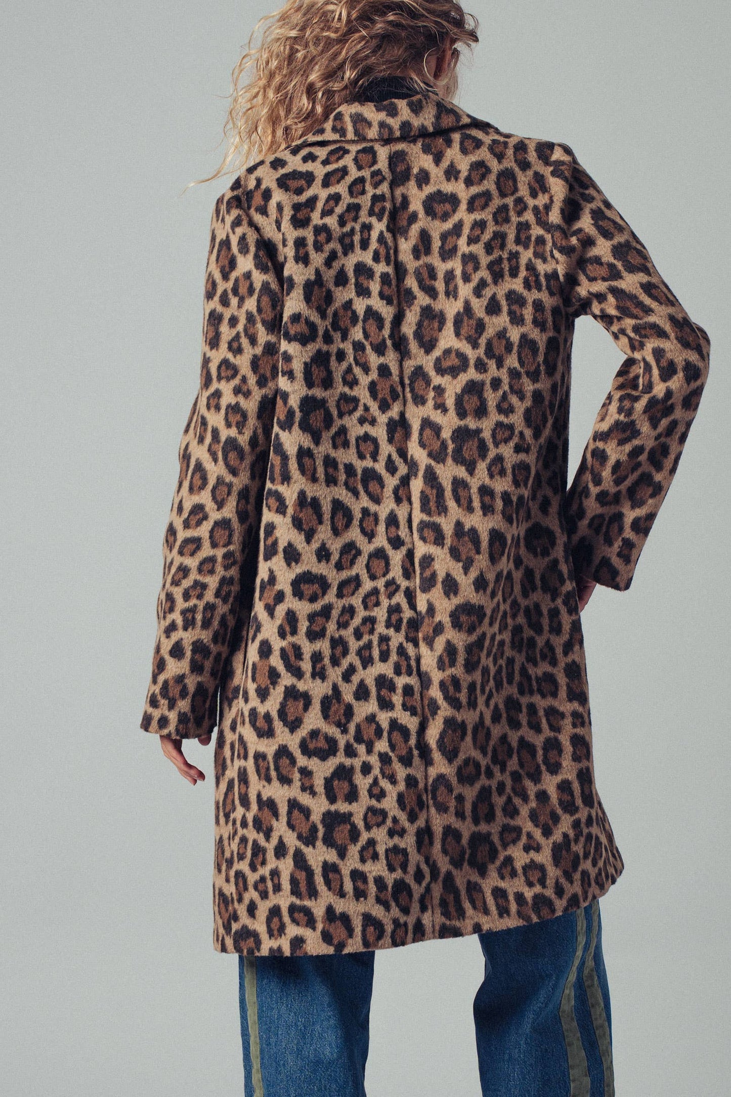 Leopard Print Statement Coat