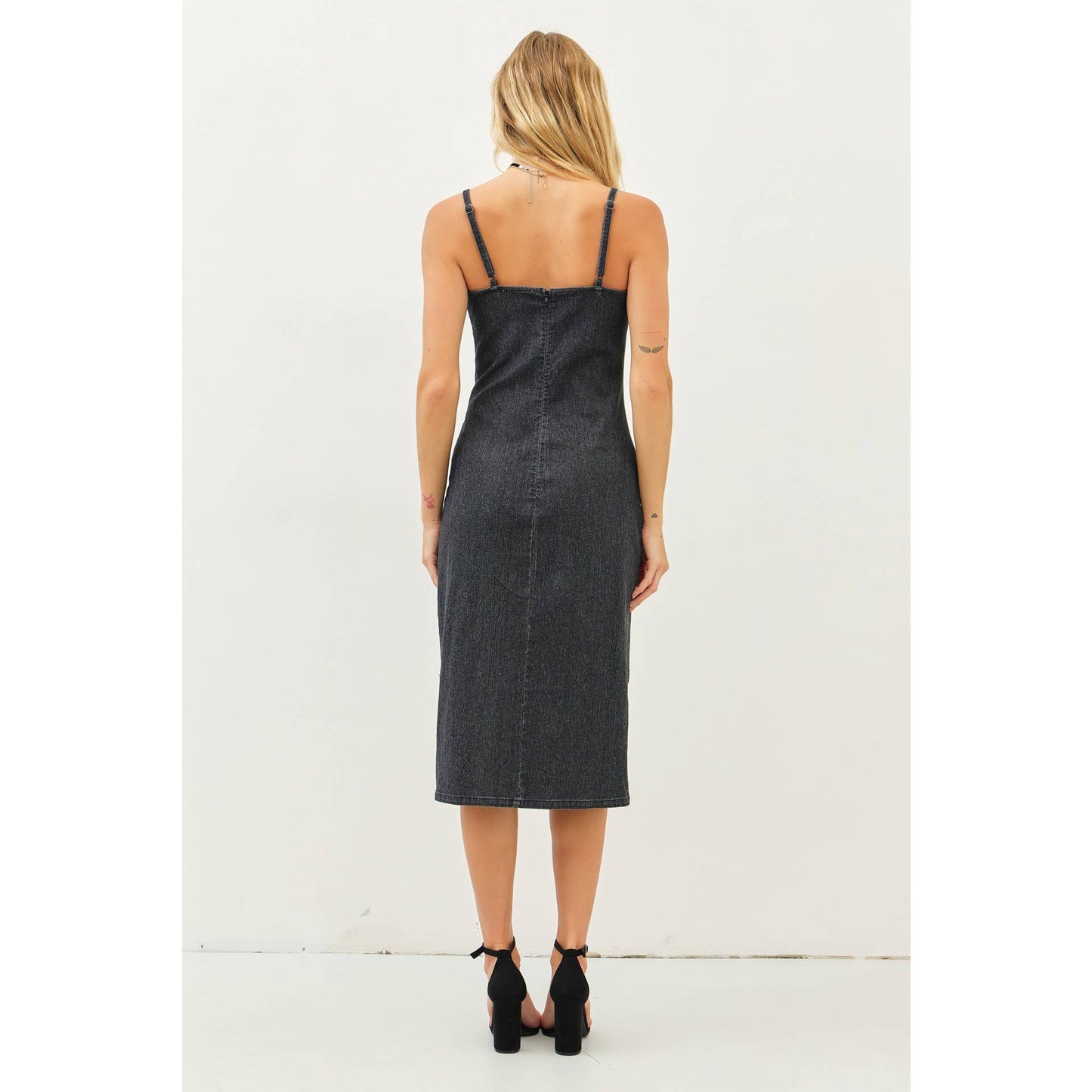 Denim and Lace Dress