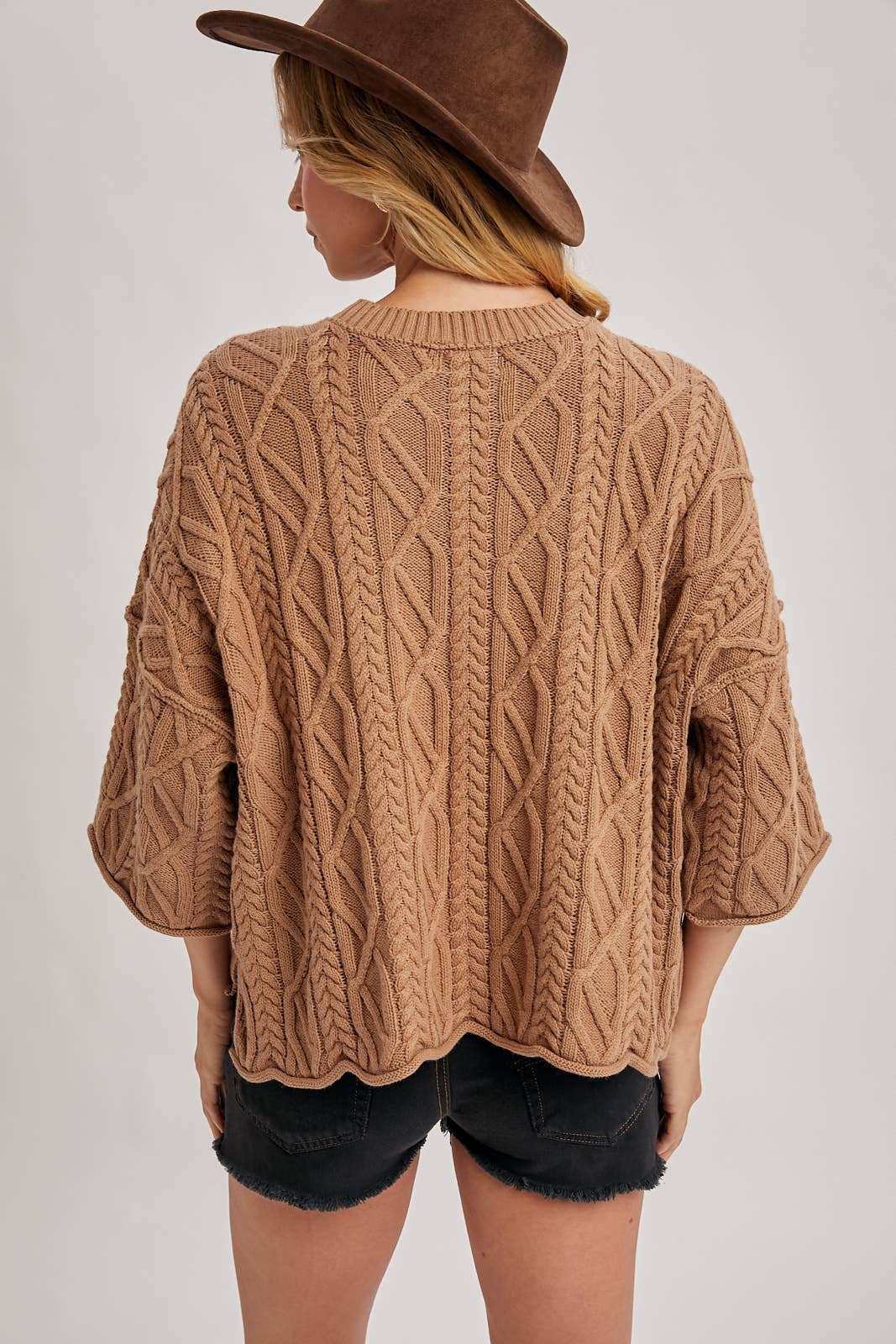 Joanne Cable Knit Sweater