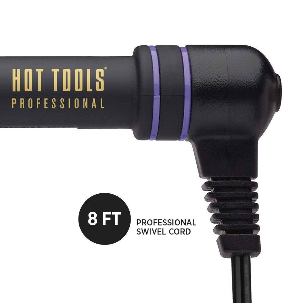 Hot Tools Professional Black Gold Curling Iron/Wand, 3/4"