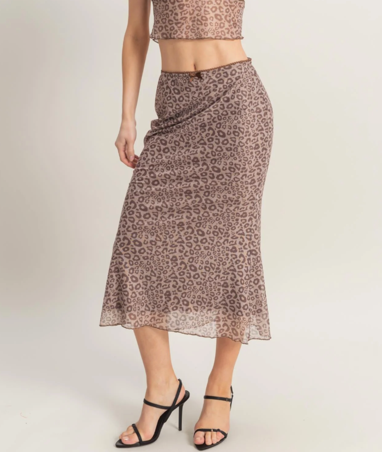 Jax Leopard Skirt