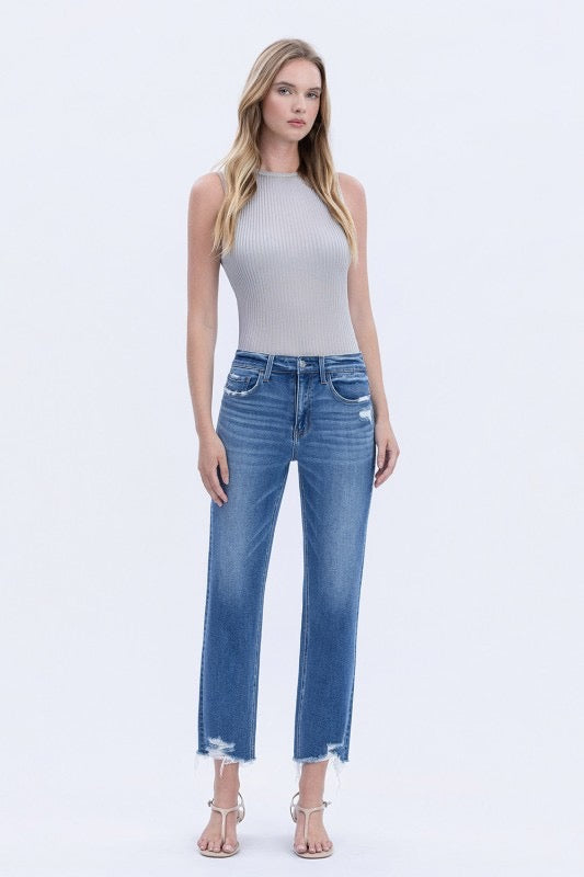 Franny Crop Straight Leg Jean