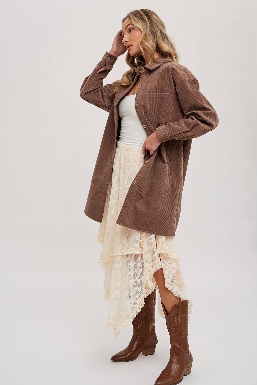 Round Up Layered Lace Skirt