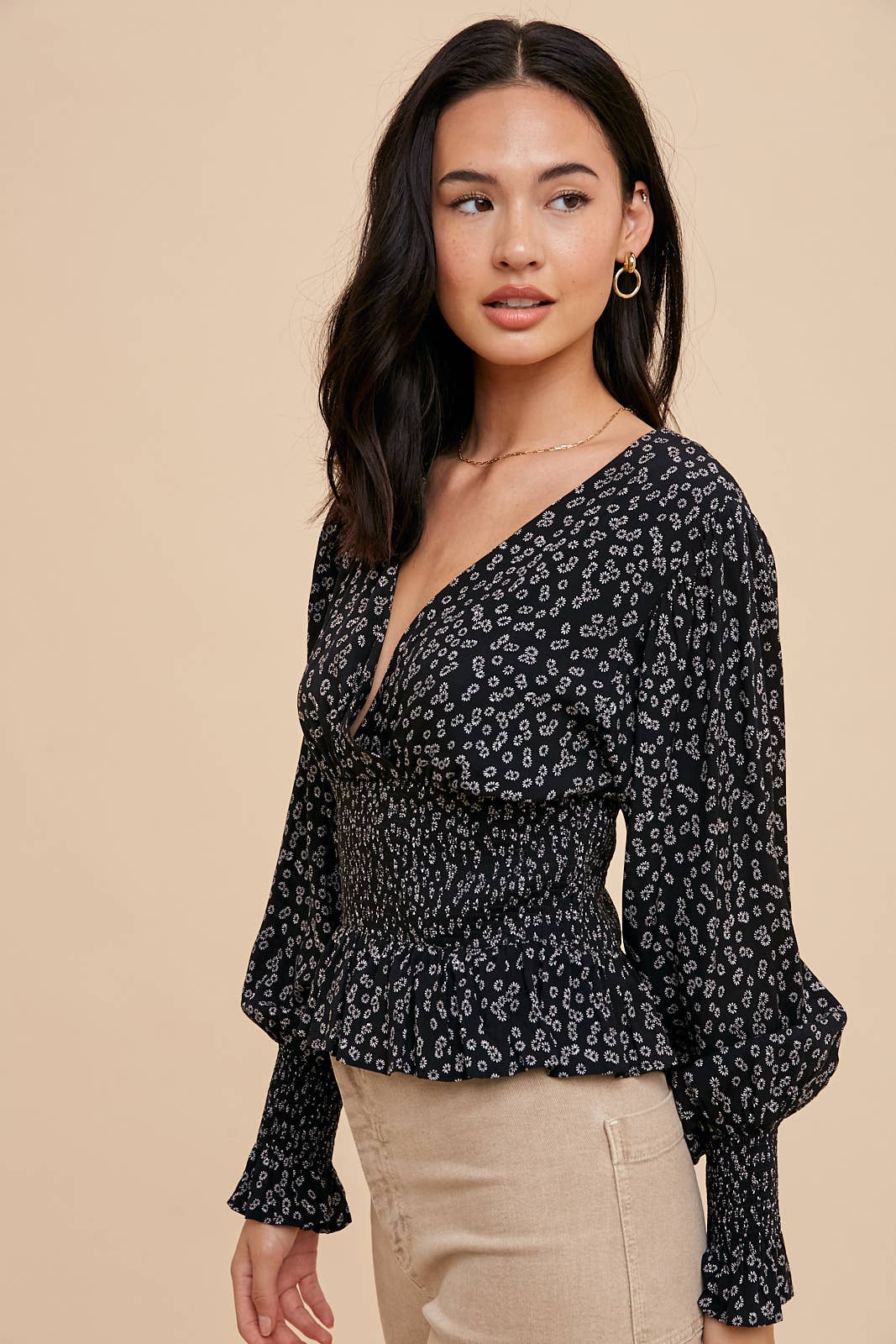 Ditsy Floral Blouse