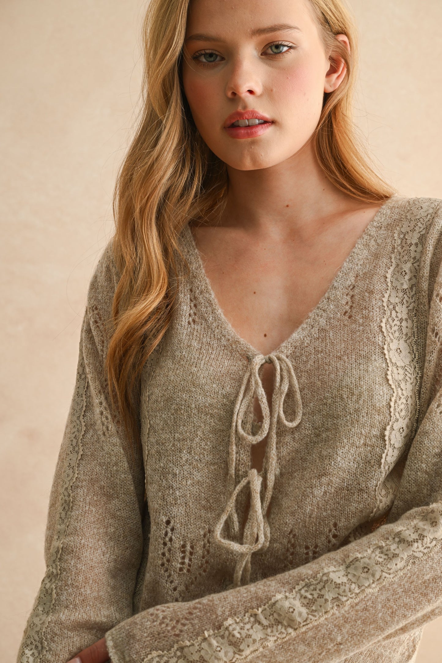 Sally Lace Knit Cardigan