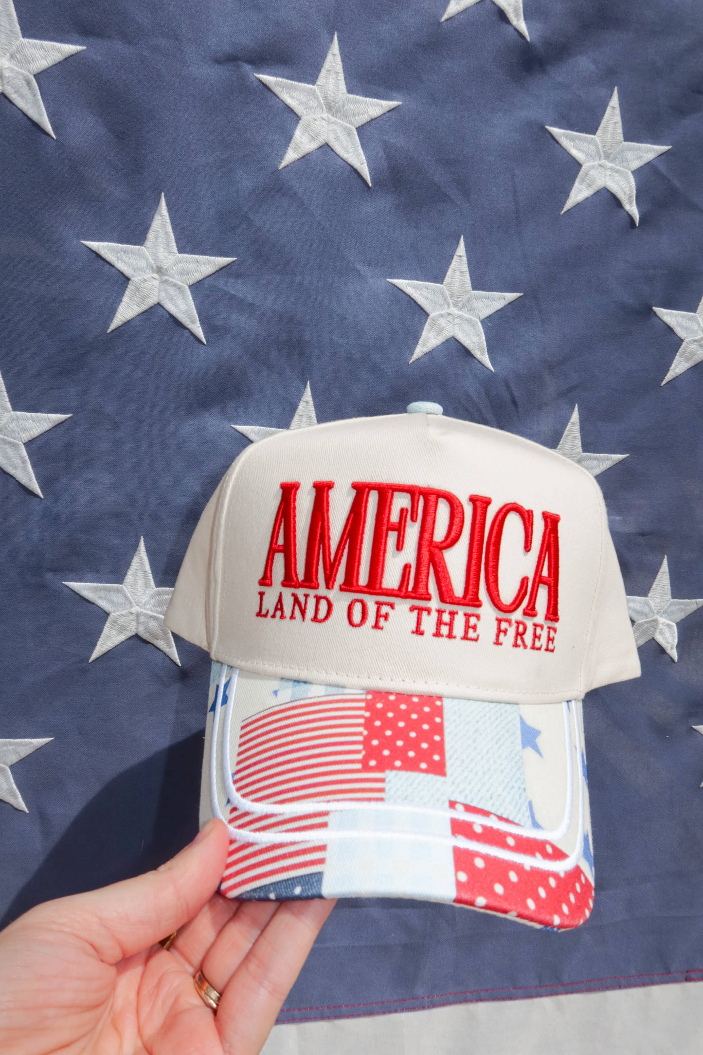 America LAND OF THE FREE Hat (PRE-ORDER)*