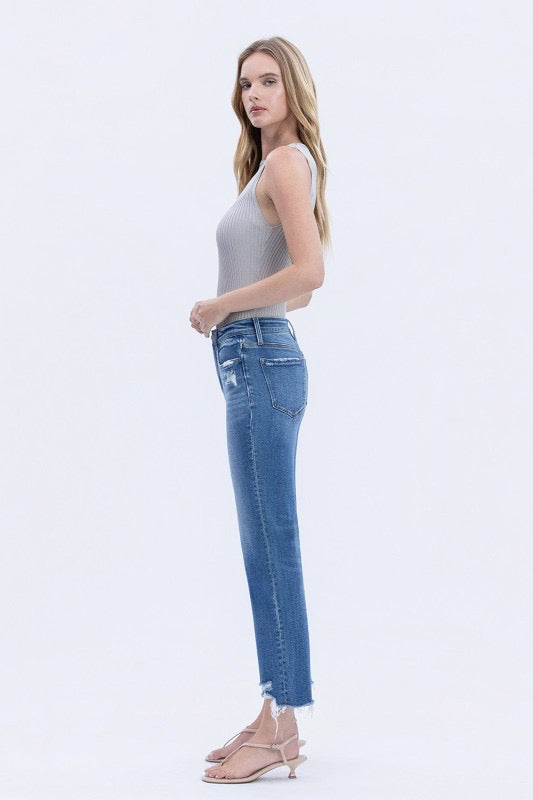 Franny Crop Straight Leg Jean
