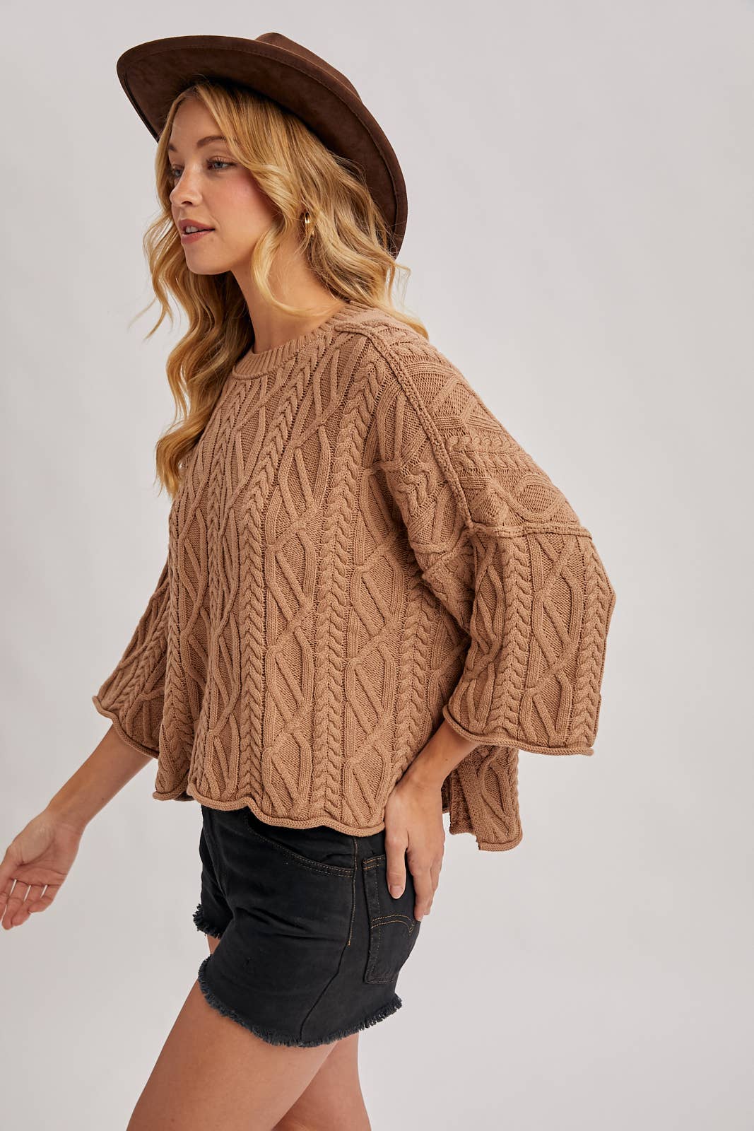 Joanne Cable Knit Sweater