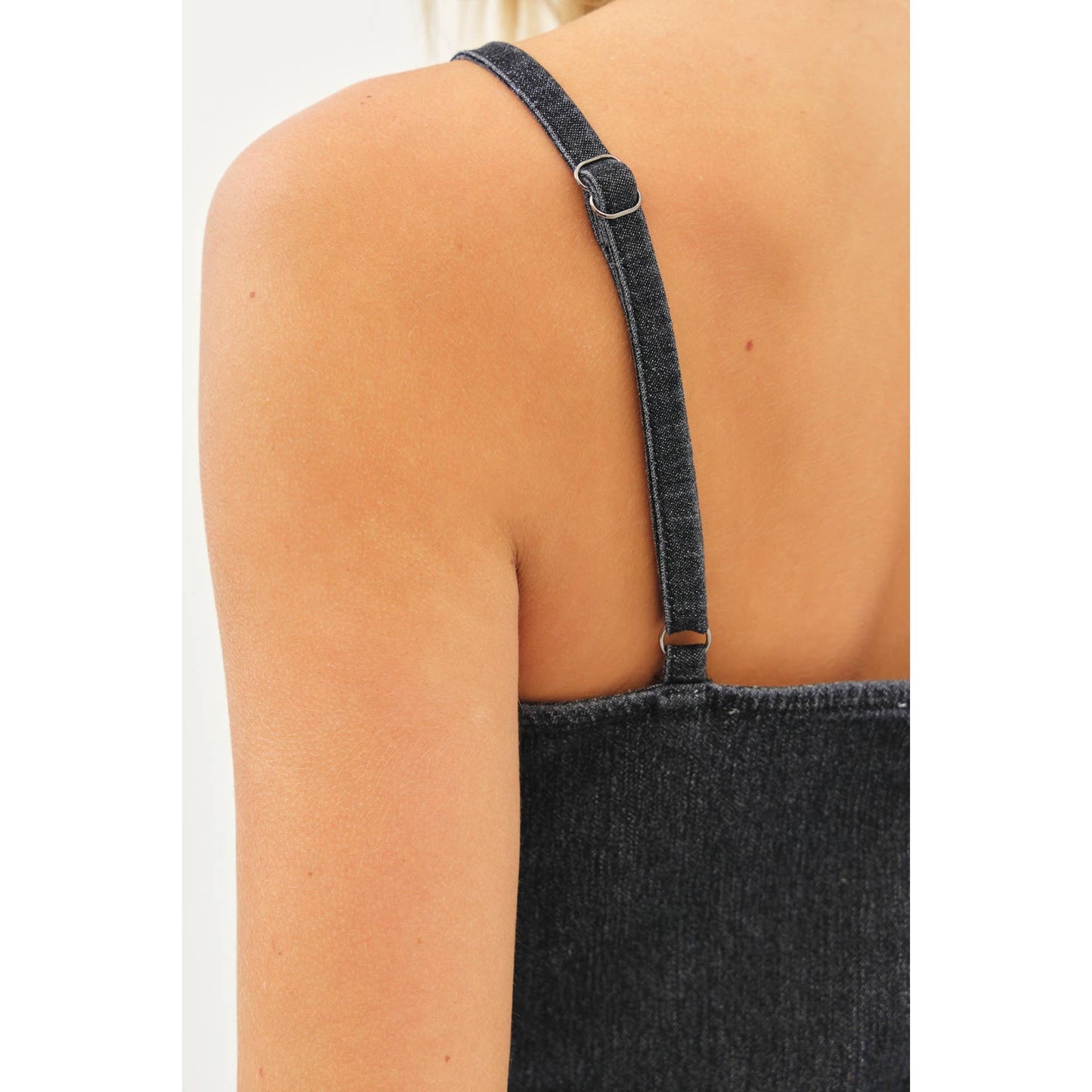 Denim and Lace Dress