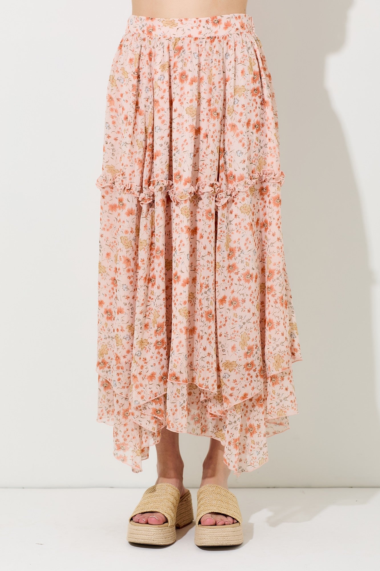 Coral Midi Skirt