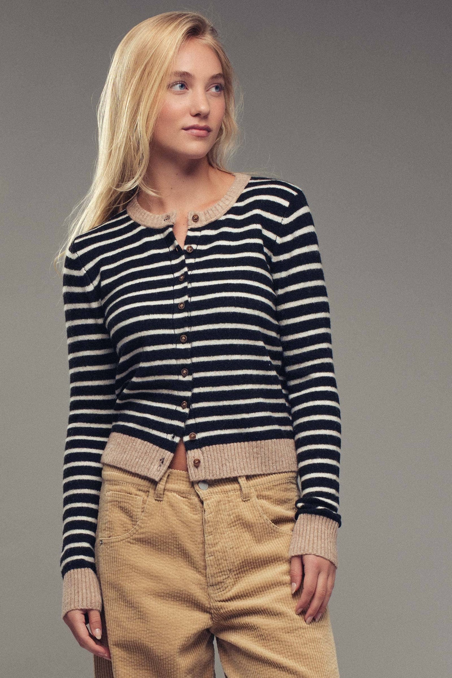 Julia Striped Cardigan