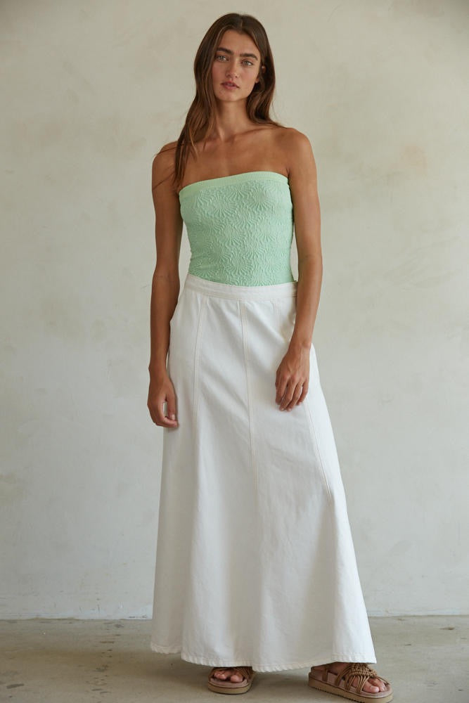Jacquard Tube Top
