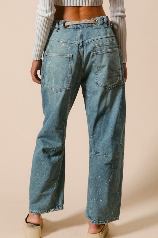 Bentlee Braided Waist Jean