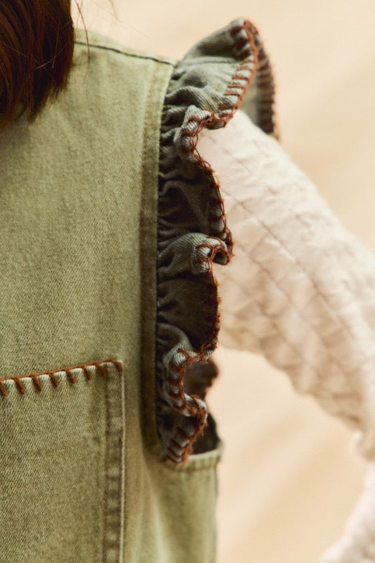Olivia Ruffle Vest