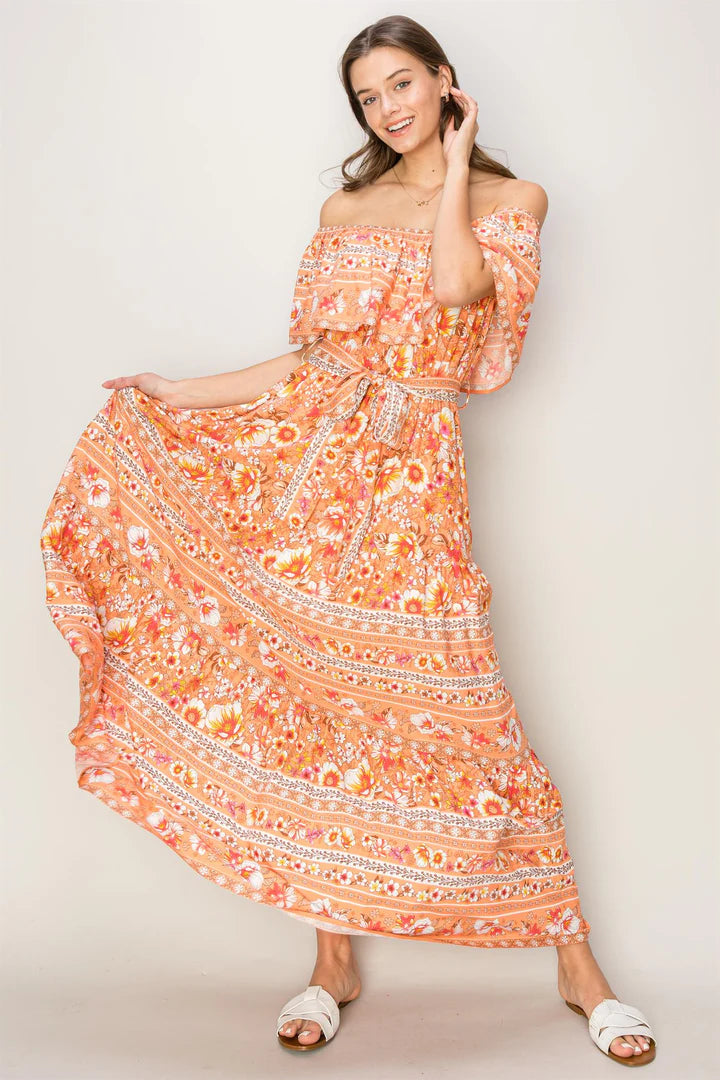 Mazzie Maxi Dress Orange / Small Mazzie Maxi Dress Orange / Small