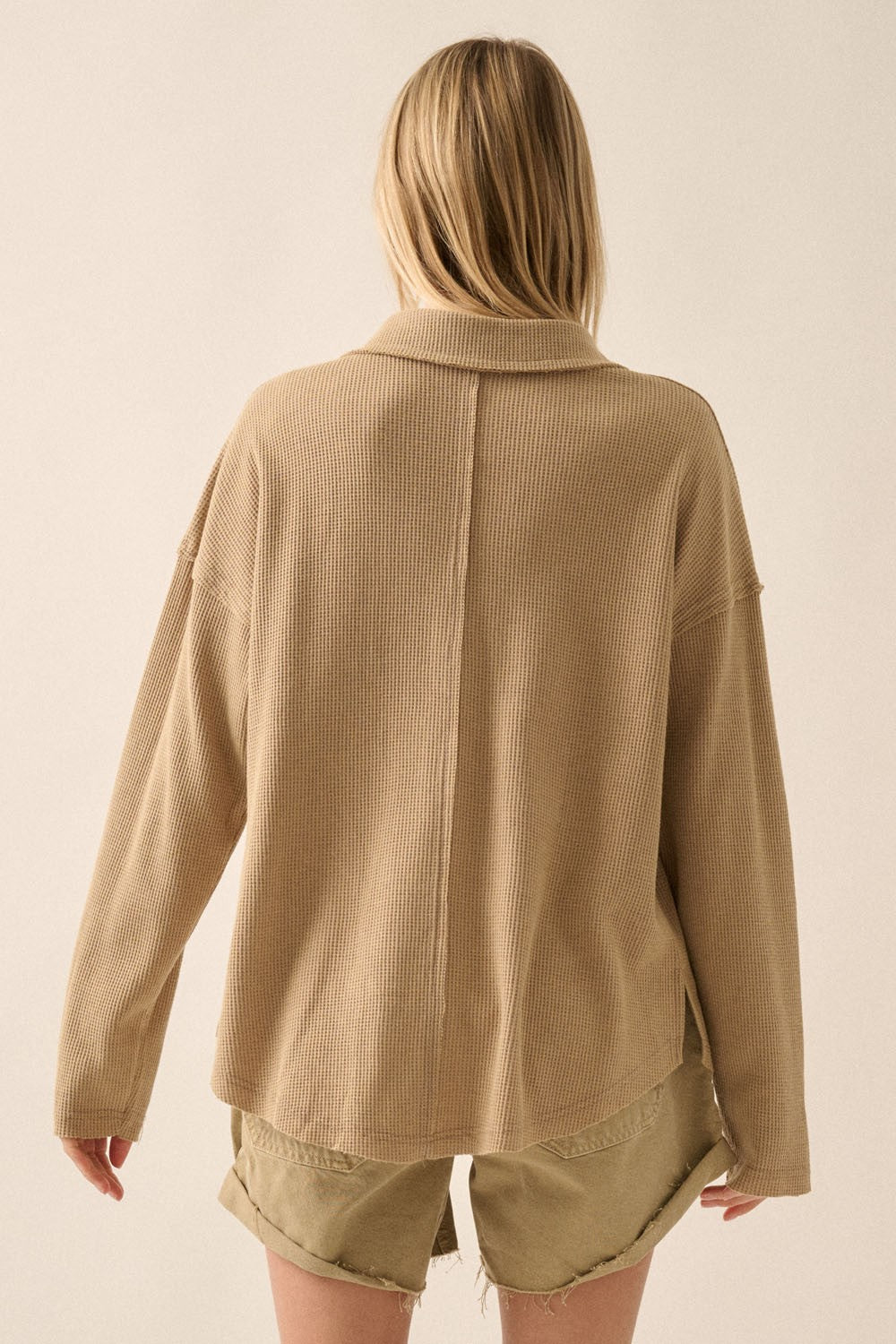 Kendra Waffle Knit Top