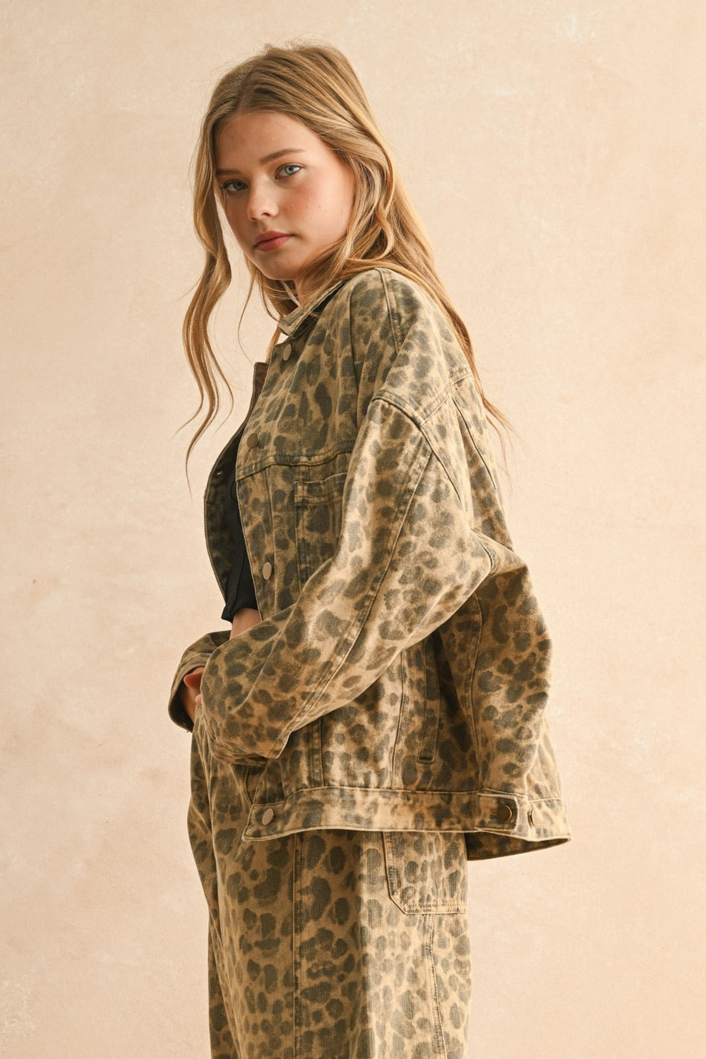 Lizzy Leopard Print Jacket
