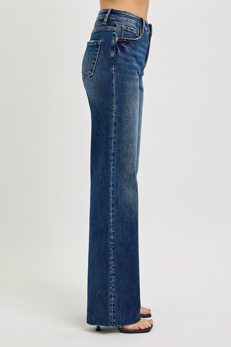 Get Ready Straight Leg Jean | Dark Wash With Tummy Control