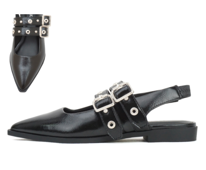 Double Buckle Flat (Two Colors)