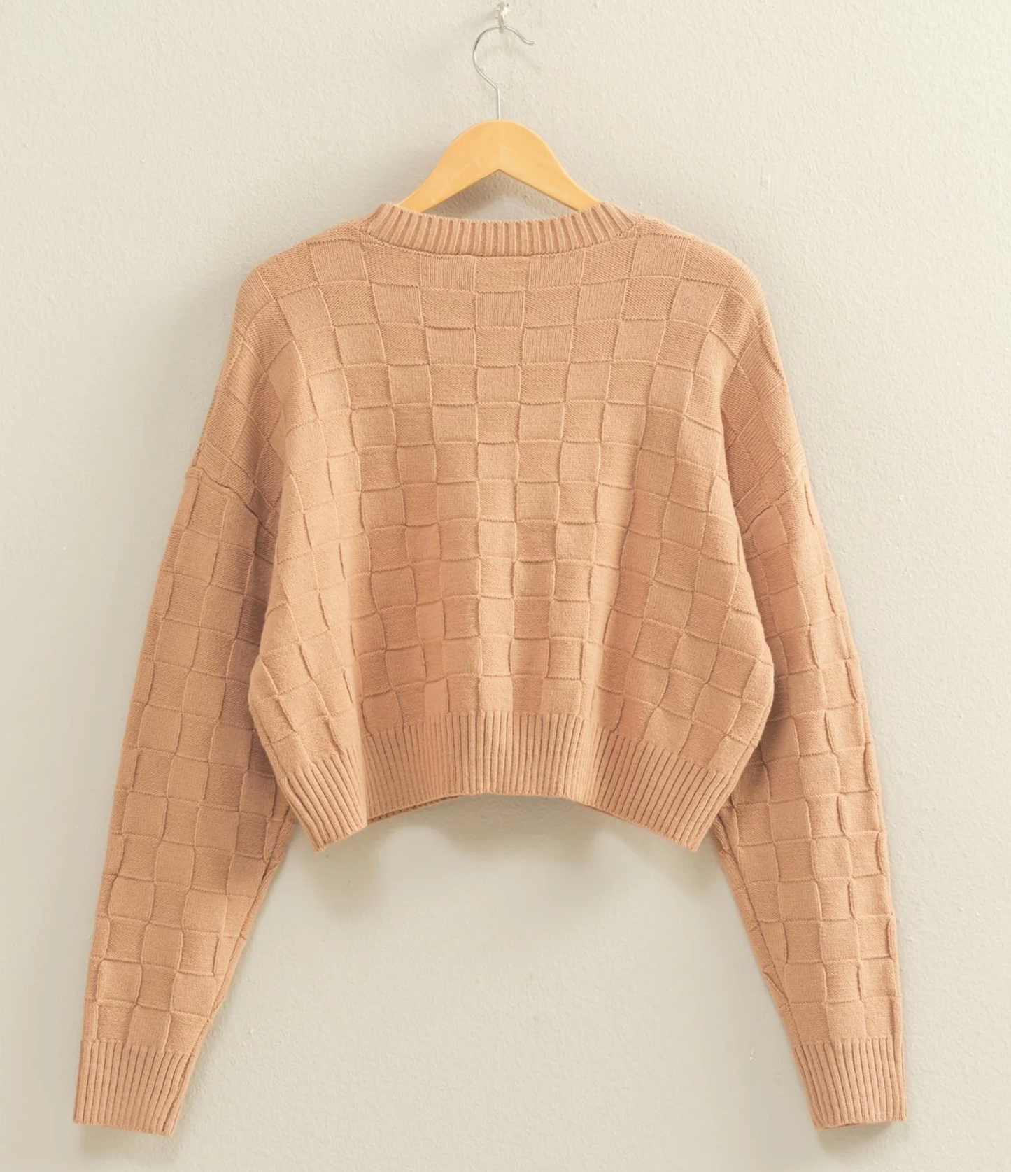 Tara Checkered Sweater