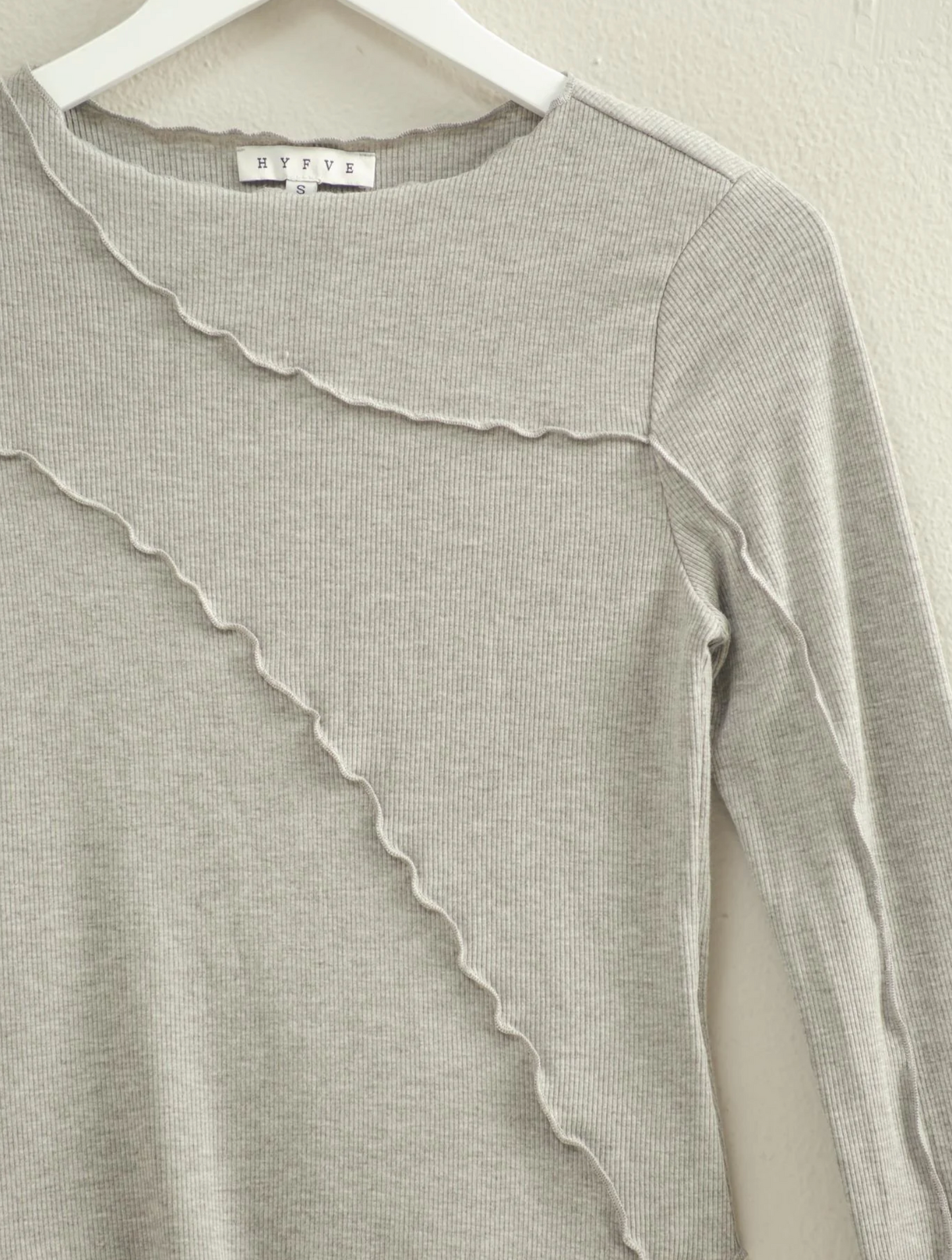 Asymmetrical Raw Edge Top (5 Colors)