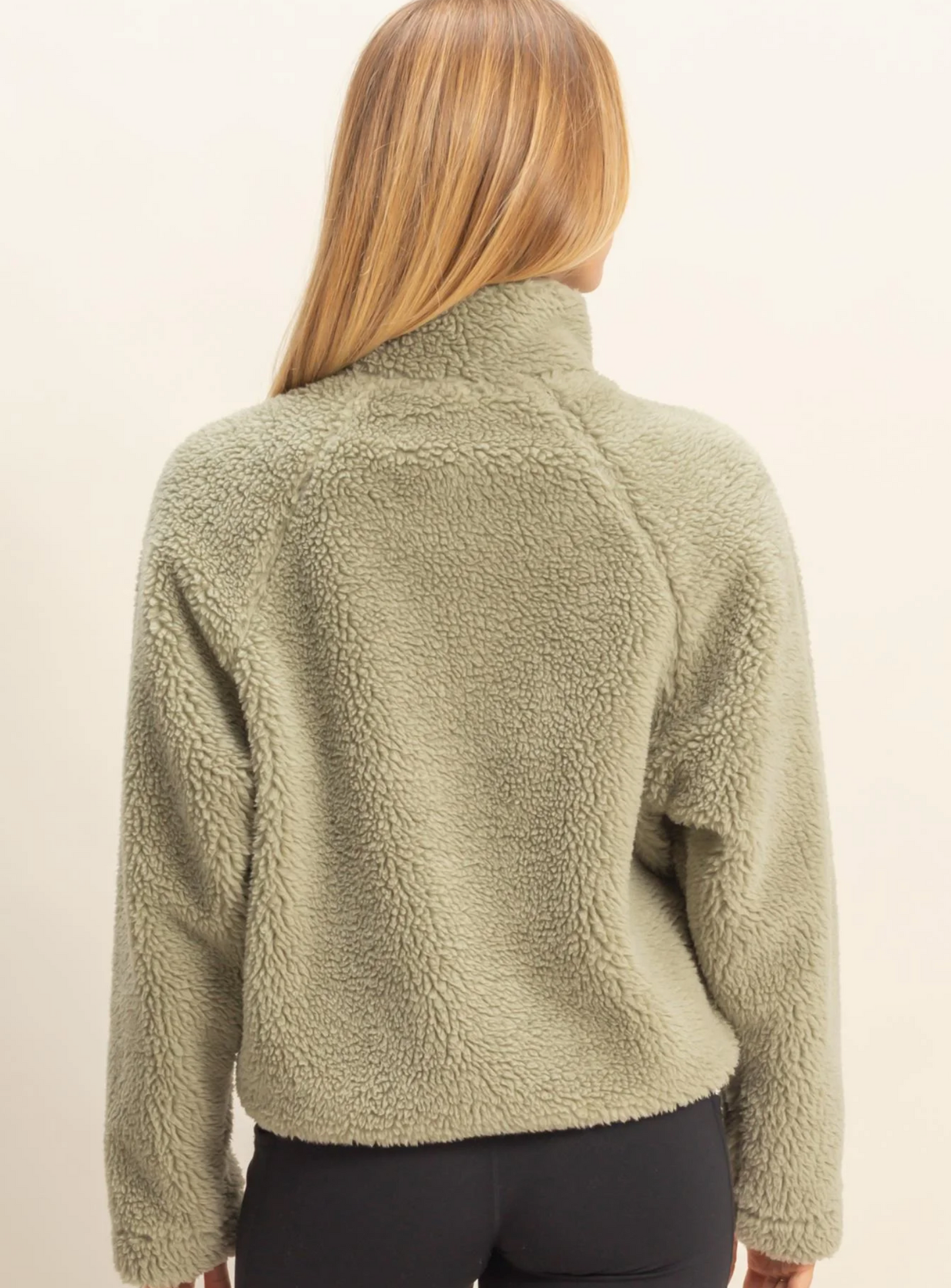 Sherpa Half Snap Jacket (5 Colors)