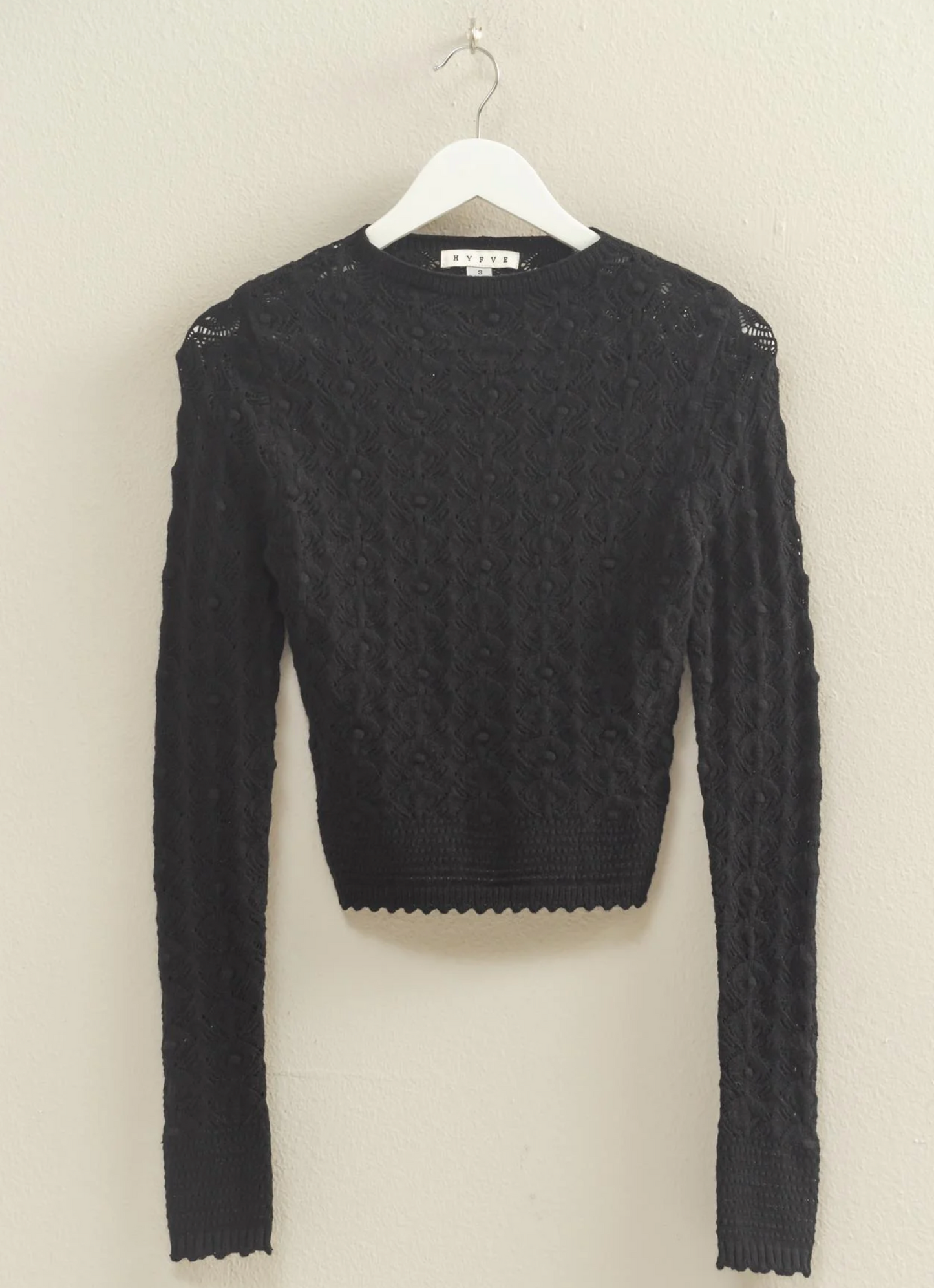 Pointelle Knit Sweater (2 Colors)