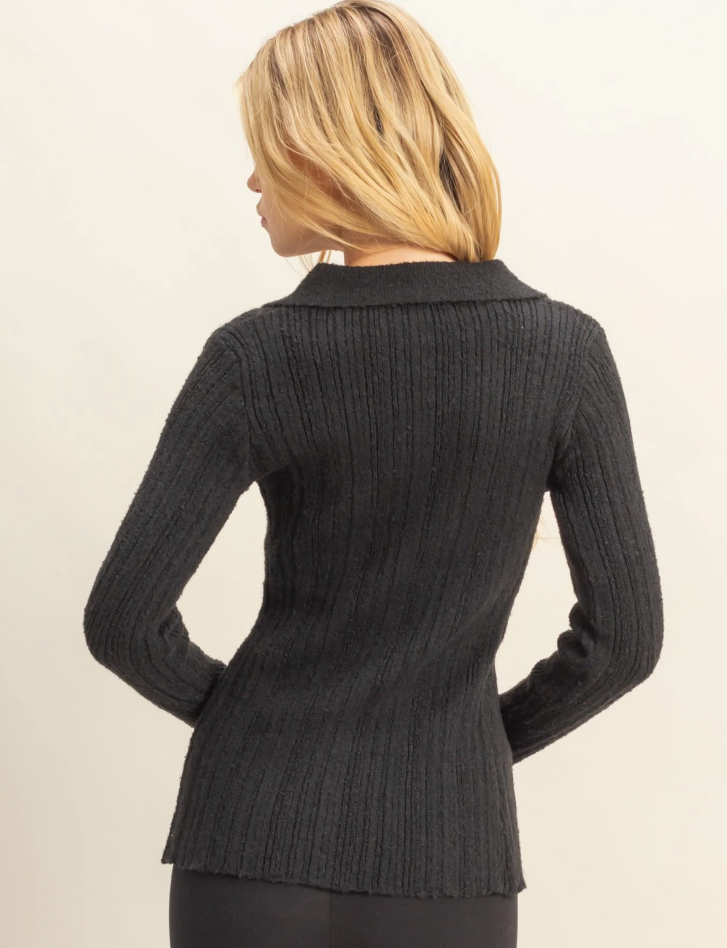 Cardigan with Envelope V-Neckline (3 Colors)