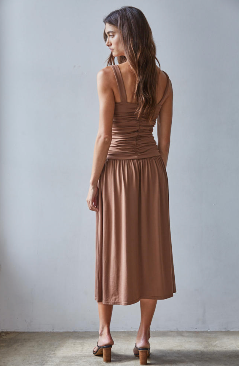 Lavinnea Shirred Maxi
