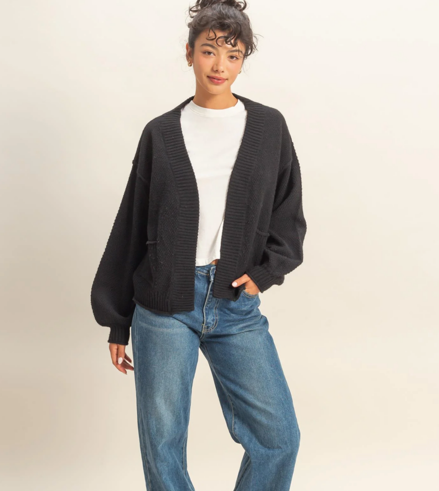 Amayah Textured Cardigan (Six Colors)